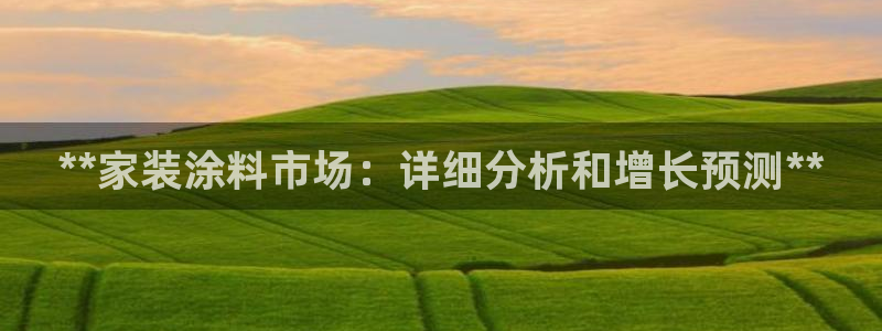 和记国际开户：**家装涂料市场：详细分析和增长预测**