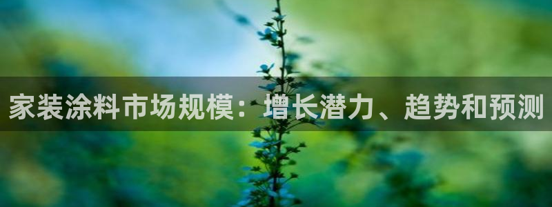 和记AG网站：家装涂料市场规模：增长潜力、趋势和预测
