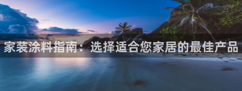 和记娱好网址：家装涂料指南：选择适合您家居的最佳产品