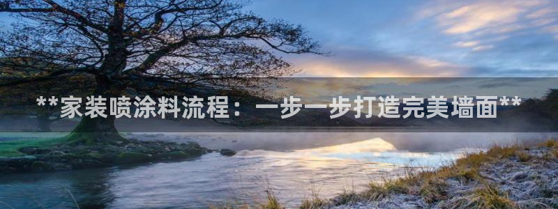 和记官方直营：**家装喷涂料流程：一步一步打造完美墙面**