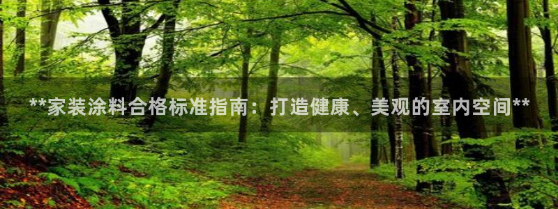 和记h8：**家装涂料合格标准指南：打造健康、美观的室内空间**
