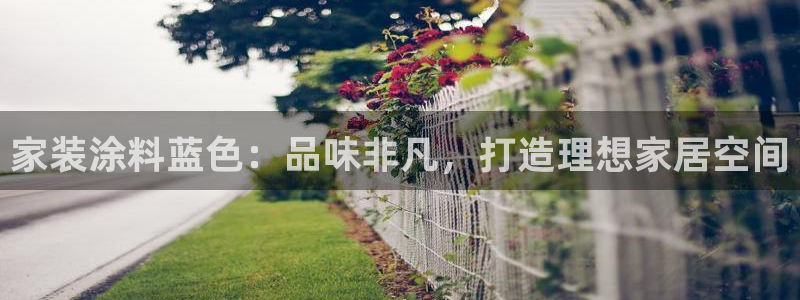 和记网页版登陆：家装涂料蓝色：品味非凡，打造理想家居空间