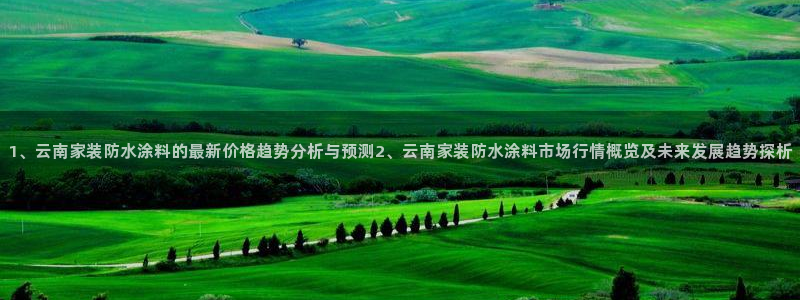 和记官方网址：1、云南家装防水涂料的最新价格趋势分析与预测2、云南家装防水涂料市场行情概览及未来发展趋势探析