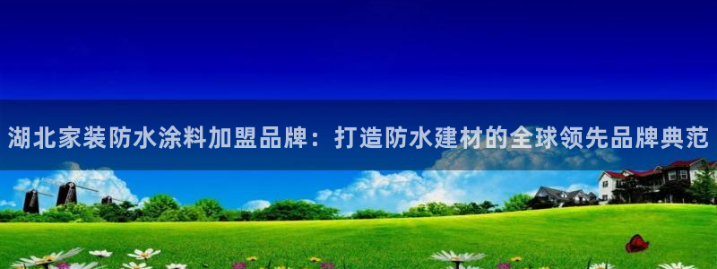和记AG旗舰：湖北家装防水涂料加盟品牌：打造防水建材的全球领先品牌典范
