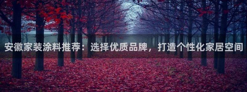 和记官方网站：安徽家装涂料推荐：选择优质品牌，打造个性化家居空间
